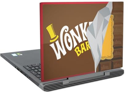 Head Case Designs sous Licence Officielle Willy Wonka and The Chocolate Factory Bar de Bonbon Graphiques Vinyle Autocollant Peau Autocollant Couverture Compatible avec Dell Inspiron 15 7000 P65F