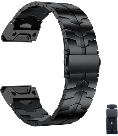 DINGK Armband Kompatibel mit Kospet Tank M1 Pro Armbänder Edelstahl Metallarmband Faltschließe Sport Freizeit Robustheit Uhrenarmband für Kospet Tank M1 Pro Ersatzband (2)