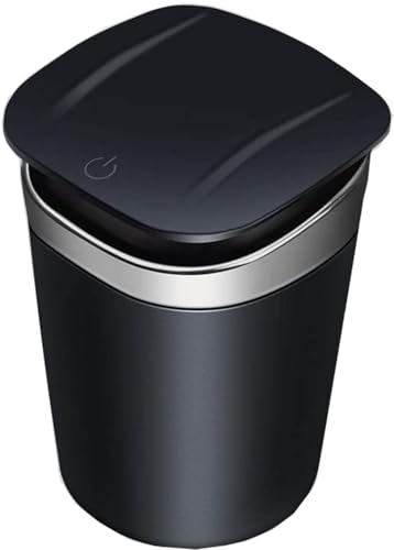 XTRU Auto Aschenbecher für VW ID.3 ID.4 ID.5 ID. Buzz Passat Polo T6 T7, Selbstlöschender Abnehmbarer Fahrzeug Reisen Rauchfreien Aschenbecher,A