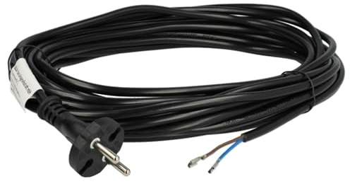 vhbw Stromkabel kompatibel mit Sebo G1, Dart3, Dart2, G2, Extra, Felix, Dart1, X1 Staubsauger - 15 m Kabel 1000 W
