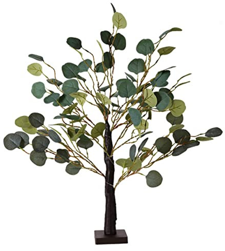 Gadpiparty 1stück Led Eucalyptus Tree Shape Lamp Tischlampe Für Schlafzimmer Und Wohnzimmer Dekorative Nachtlampe Mit Einzigartigem Design Batteriebetrieben Für Entspannte Atmosphären