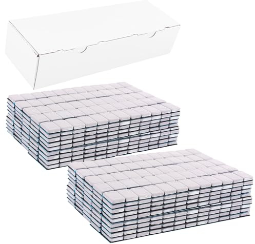 TECPO 100 pesi adesivi, 3 kg, 12 x 5 g, adatti per cerchioni in alluminio