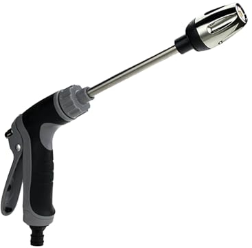 Vordpe Nettoyeur Turbo pour Tuyau d'arrosage, buse/seringue de Pistolet Haute Pression, Nettoyeur Haute Pression Turbo pour Tuyau de 1/2 Pouce, Tout Tuyau d'arrosage (1 pièce)