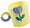 LABRIMP Tazza Da Cappuccino Con Design A Tema Damigella Donore Tazza in Ceramica Per Acqua Per Casa E Ufficio Per Latte Art Perfetto