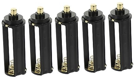 Yardenfun 5stücke Batteriehalter Für Taschenlampe Batterie-organizer Kunststoff-batteriegehäuse Kompakt Und Sicher Geeignet Für Camping Und Heimgebrauch