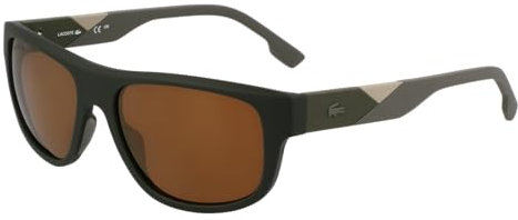 Lacoste L6042S 275 MATTE KHAKI/BROWN FLASH GOLD 55/17/145 Herren Sonnenbrillen