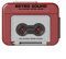 Yuanpgky Mini-Tape-Recorder, kreative Mini-Tape-Aufnahmegerät, Schlüsselanhänger, Retro-Recorder, Schlüsselanhänger, Mini-Retro-Dekorationen, Diktiergeräte und Zubehör (2 Stück rot), 2 Stück