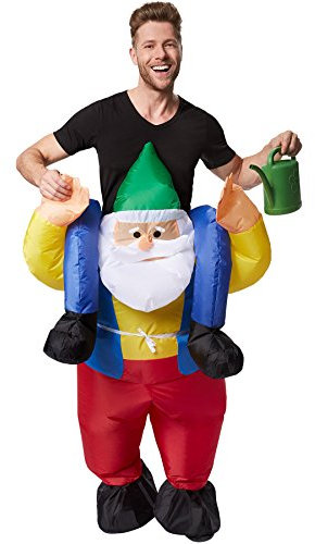 dressforfun Aufblasbares Kostüm, Huckepack Kostüm, Faschingskostüme Unisex Kostüme, Kostüm Damen, Kostüm Herren, Karneval Kostüm Herren, Kostüme Damen, Kostüm Erwachsene - Zwerg