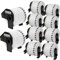 CJTR-10 Rollen DK - 22205 Endlosetiketten - 62 mm x 30,48 m - Kompatibel mit Brother QL Etikettendruckern wie QL-500, QL-570, QL-700, QL-800, QL-820NWB, QL-1100, QL-1110NWB
