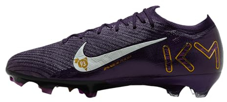 Nike Mercurial Vapor 16 Elite Kylian Mbappe FG Low-Top-Fußballschuhe (FQ8683-500, Grand Purple/Pale Ivory), Grand Purple/Pale Ivory, 44 EU