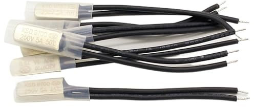 2 pezzi KSD9700 250 V 5 A interruttore di temperatura a disco bimetallico N/C termostato protettore termico 40-135 gradi centigradi(85 Normal Closed)