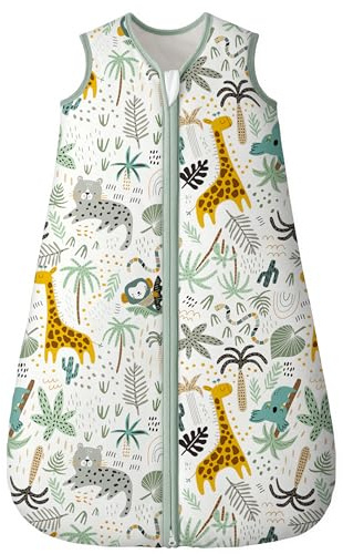 Yoofoss Schlafsack Baby Winter 2.5 Tog - 84cm/12-18 Monate Winterschlafsack Baumwolle Warm Babyschlafsack für Jungen Mädchen Neugeborene