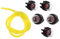 AISEN 5x Kraftstoffpumpe Vergaser Primer Pumpe Kraftstoffbirne für Stihl/Weed Eater/McCulloch/Ryobi Echo