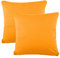 CelinaTex BeNature Kissenbezug Doppelpack 80 x 80 cm orange Baumwolle Kopfkissen Bezug Jersey