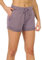icyzone Damen Sport Kurze Hose Laufshorts Jogginghose Sommer Sportshorts Atmungsaktiv Running Gym Shorts (M, Lilac)