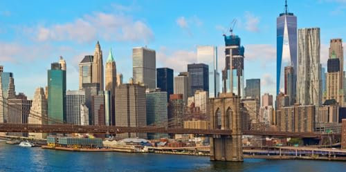 Magnettafel Pinnwand XXL Magnetbild New York Farbe color, Größe 120 x 60 cm