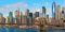 Magnettafel Pinnwand XXL Magnetbild New York Farbe color, Größe 120 x 60 cm