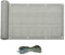 Rebecca Mobili Telo Frangivista, Paravento Balcone Hdpe, Grigio, Ombreggiante Privacy - Misure: 0,75 x 6 mt (HxL) - Art. RE6545