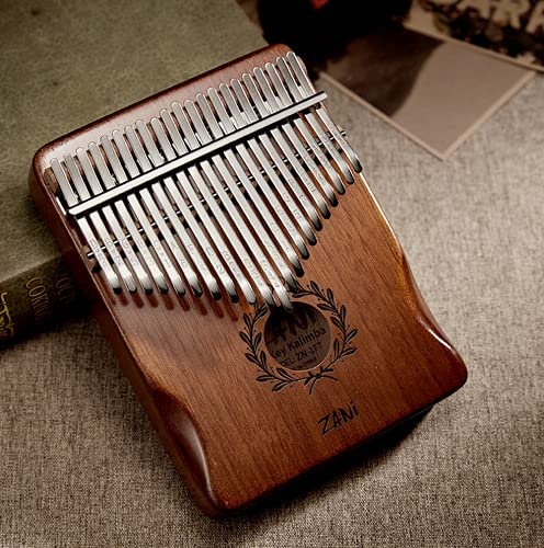 Kalimba Finger Daumenklavier mit 21 Tasten, Mahagoni-Keyboard, Anfänger (Retro)