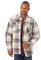Wrangler Authentics Herren Long Sleeve Sherpa Lined Shirt Jacket Hemd, Hellbeige meliert, 3X-Groß