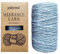 pajoma Makramee Garn 200m x 3mm, Baumwollkordel, Baumwollseil, 100% Baumwollgarn für DIY Handwerk (Hellblau)