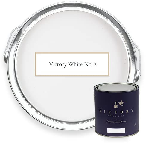 Victory Colours White No. 2 White Paint Matt Emulsion 2.5 litres