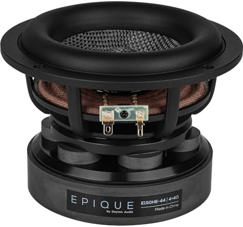 Dayton Audio Epique E150HE-44 5-1/2 DVC MMAG Extended Range Subwoofer 4 Ohm per Coil