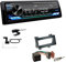 JVC KD-X482DBT 1-DIN Autoradio Media Receiver Digitalradio DAB+ Bluetooth Amazon Alexa USB Einbauset passend für KIA Cee'D Cee'D SW Pro Cee'D 2007-2011 schwarz