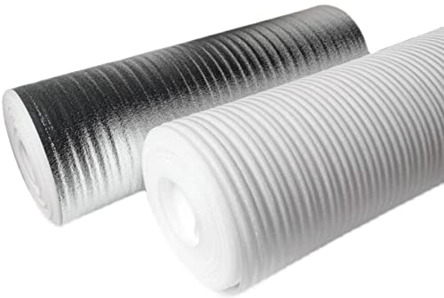 HARICSET Isolamento Anticalpestio Sottopavimento per Laminato Spessore 2mm di Isolamento Acustico da Calpestio Isolamento del Pavimento per Parquet Laminato(Size:1 * 25m)