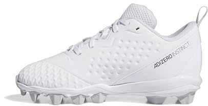 Adidas Unisex-Kids Adizero Instinct Mid Top, White/Black/Team Light Grey, 1