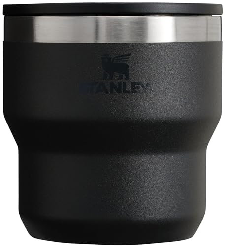 STANLEY Stay-Hot Stay-Hot - Vaso apilable para campamento de 10 onzas, color negro 2.0