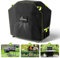 UIRWAY Copertura per barbecue da esterno Copertura per barbecue - Copertura per barbecue a gas rivestita in argento Oxford 420D Copertura per barbecue impermeabile per esterno 147x61x122 cm