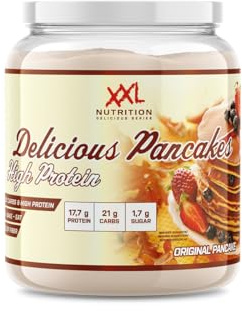 XXL Nutrition - Delicious Pancakes - Protein Pancake, Pfannkuchen, Protein Essen - High Protein - Naturel - 1000 Gramm