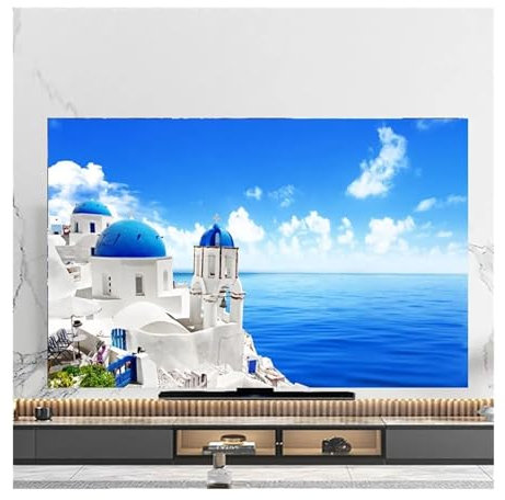 Copertura TV Per Esterno Copertura TV Copertura antipolvere Copertura Asciugamano 43 pollici 55 pollici 50 pollici 65 pollici Copertura LCD sospesa Decorazione universale multi-formato(03,55inch(130x8