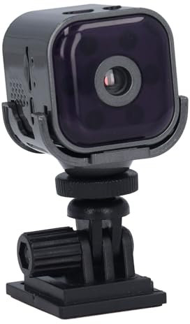 Wifehelper Small WiFi Camera 1080P HD Night Vision Smart Home Camera for Home Security Surveillance with Motion Detection Function