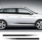 KUSQCRGA Autotür-Seitenstreifen-Aufkleber, passend für Skoda Rapid Superb Octavia Kamiq Scala Fabia Kodiaq Karoq Roomster Citigo Autozubehör