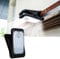 Hqynss Clip On Solar Lights Outdoor 1800mAh, New Enhanced LED Outdoor Solar Light, Motion detection sensor light, IP65 Waterproof Atmosphere Decorative Lights, Wall, Garage, Patio Umbrella,white light