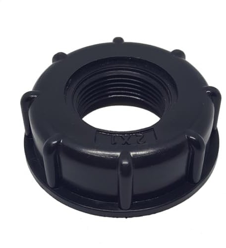 IB-C Beuteladapter - IB-C Wassertank-Anschluss-Zubehör | Gewinde-Tank-Adapter, Grobgewinde-Rohrverbinder | Gartenschlauchzubehör für den Haushalt