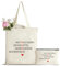 Mama Geschenk Canvas Tragetasche mit Kosmetiktasche, Einkaufstasche Mama Baumwolltasche Stofftasche Shopper Damen Tote Bag Handtasche, Geschenkidee für Mutter zum Geburtstag, Muttertag, Weihnachten