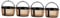 SHINEOFI 4 Pièces panier filtre à café passoire de café filtre à café Sage corbeille café réutilisable panier filtre pour machine expresso support de filtre à café Filet de nylon