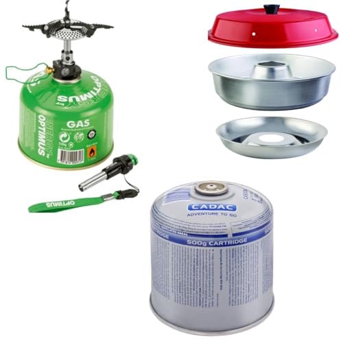 PACK OMNIA Four Nomade Compact + OPTIMUS Réchaud à Gaz + CADAC Cartouche de Gaz