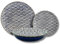 Leonardo Luxury Home Design Piatti Porcellana Set 18 Pezzi per 6 Persone Sea Plate Servizio Elegante e Raffinato Decori a Rilievo Adatto a Lavastoviglie Forno e Microonde (18 Pezzi)