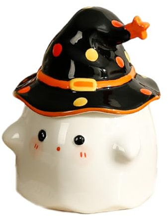 Tazas de café de dibujos animados de Halloween de 350 ml, porcelana, tazas de té de la tarde, taza de cerámica para el hogar, taza de café y té, taza única, accesorios de cocina