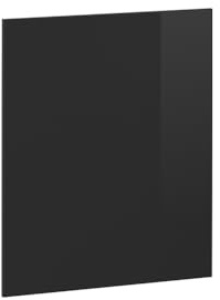 Vicco Küchenfront R-Line, Schwarz Hochglanz, 59.6 x 71.3 cm Möbelfront für den Backofenumbauschrank (halb), passend für R-Line Küchenschränke zur einfachen Montage