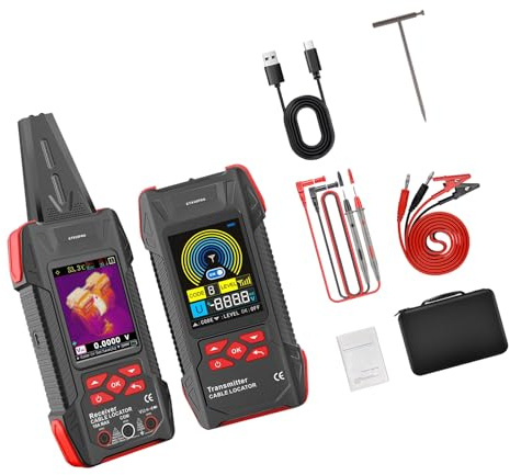 Advanced Wire and Cable Finder with Multimeter Function Auto Recognition Data Store Large Color LCD for Technicians Data Store