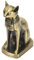 15CM Katzen Statue Buddah Katze, Alte ägyptische Katze Statue Sammlerstück Figur Modell Heimtextilien Ornamente Desktop Dekor