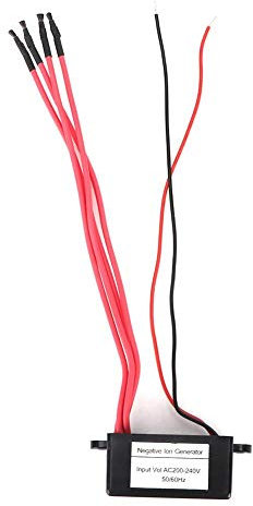 Cafopgrill Generador de iones negativos - Módulo de ionizador de plasma Electrodepot de alta densidad Generador de iones negativos de anión Mini purificador de aire 4 Línea negativa (AC220V)