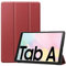 Case2go - Funda Compatible con Samsung Galaxy Tab A7 10.4 (2020) - Fundas para tabletas - Polipiel Caso - Rojo Oscuro
