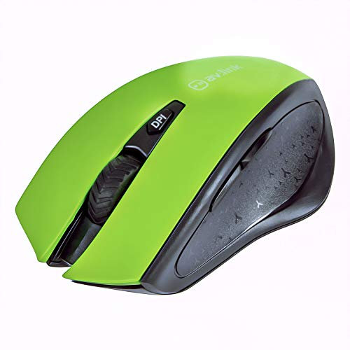 kenable Wireless 2.4GHz 5 Button Office or Gaming 2000 DPI PC Laptop Mouse 20m Range [20 metres]