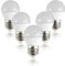 MiniSun | Pack of 5 4w LED ES E27 Golfball Energy Saving Long Life Light Bulbs [6500K Cool White] | Bulbs & Home Improvements Essential
